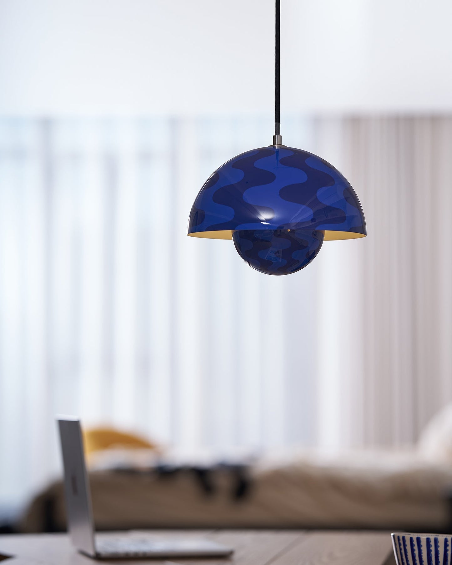 Pendant Light | Glossy Dome Shade Design