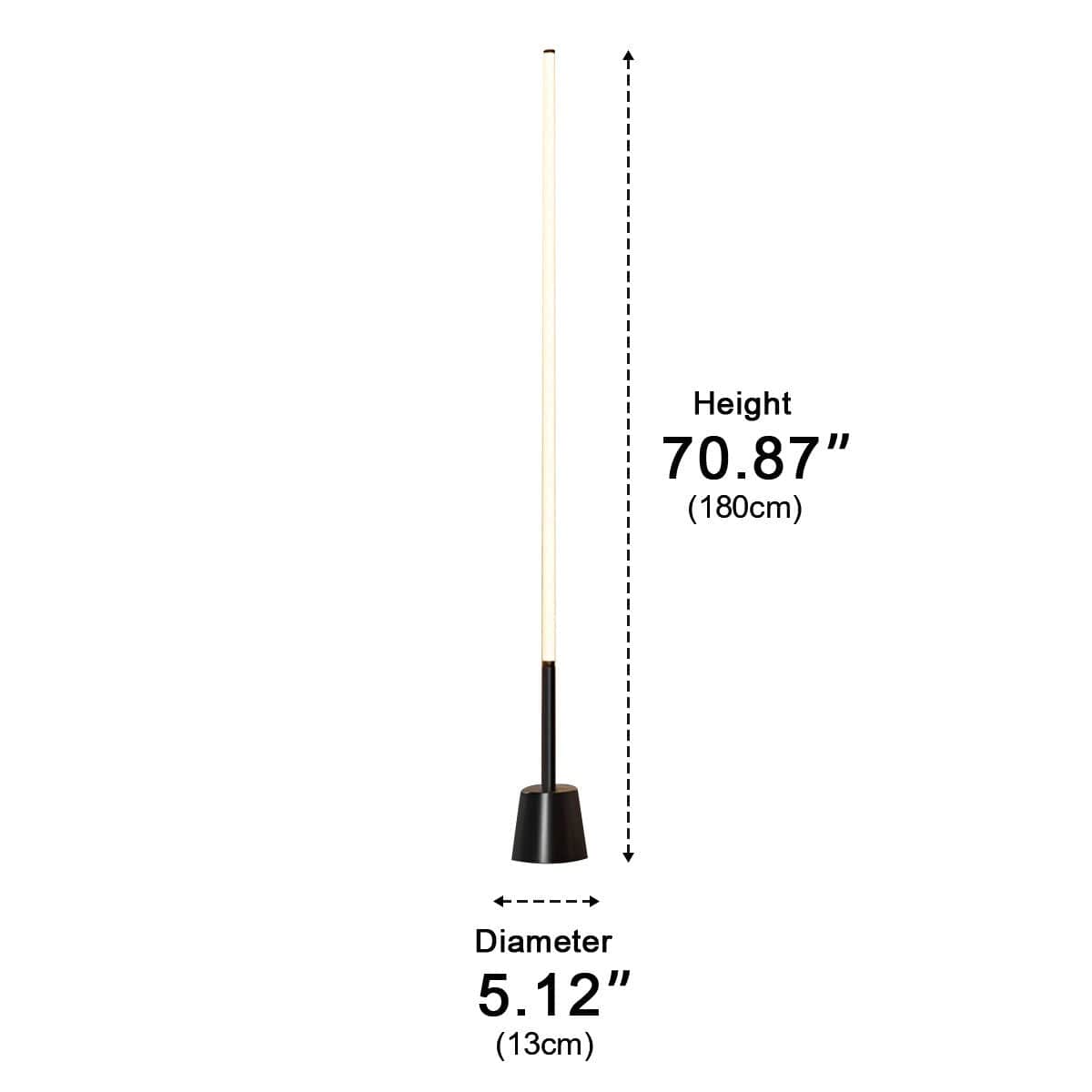 Elvora Floor Light | Minimalist Vertical Strip Design