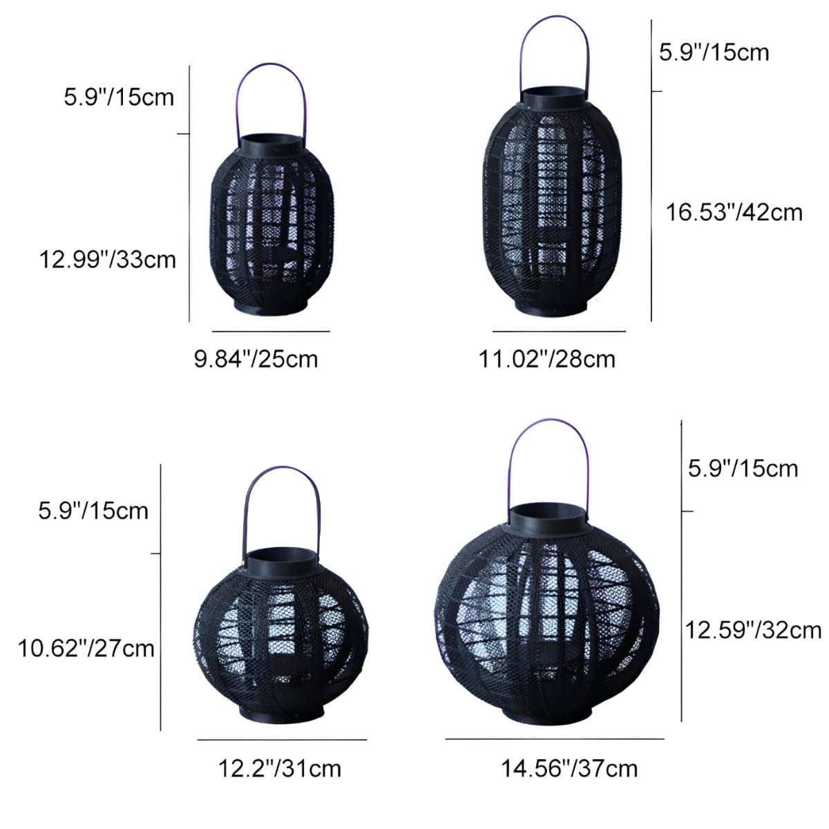 Elvora Floor Light | Woven Mesh Candle Lantern Design