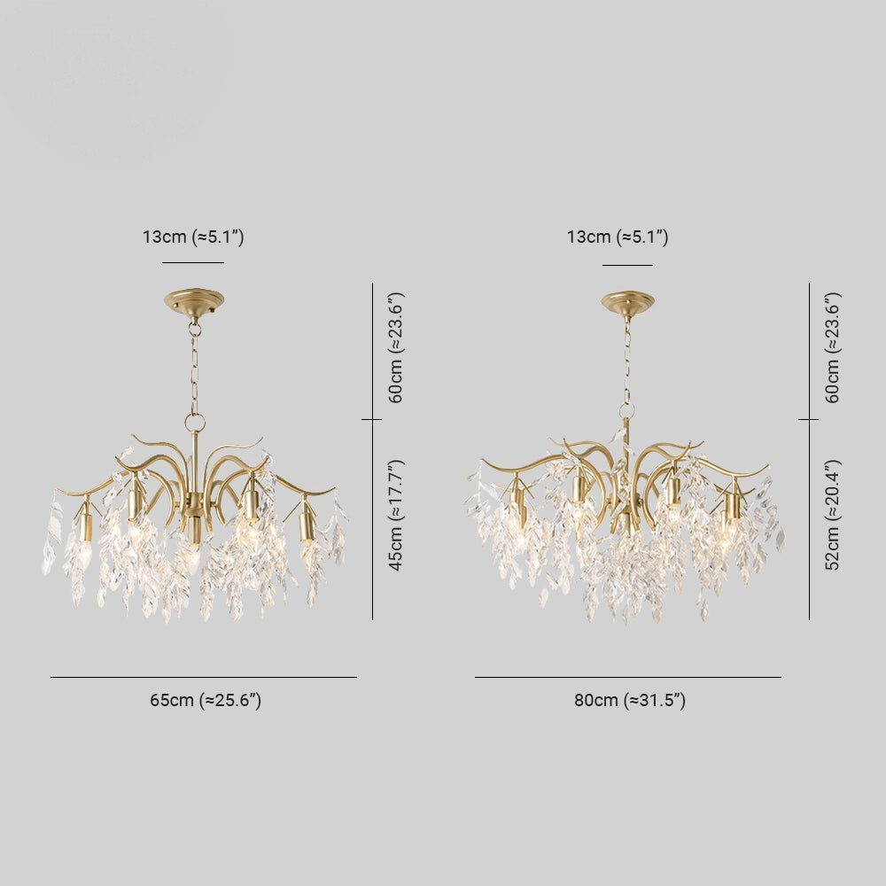 Elvora Pendant Light | Crystal Branch Chandelier Design