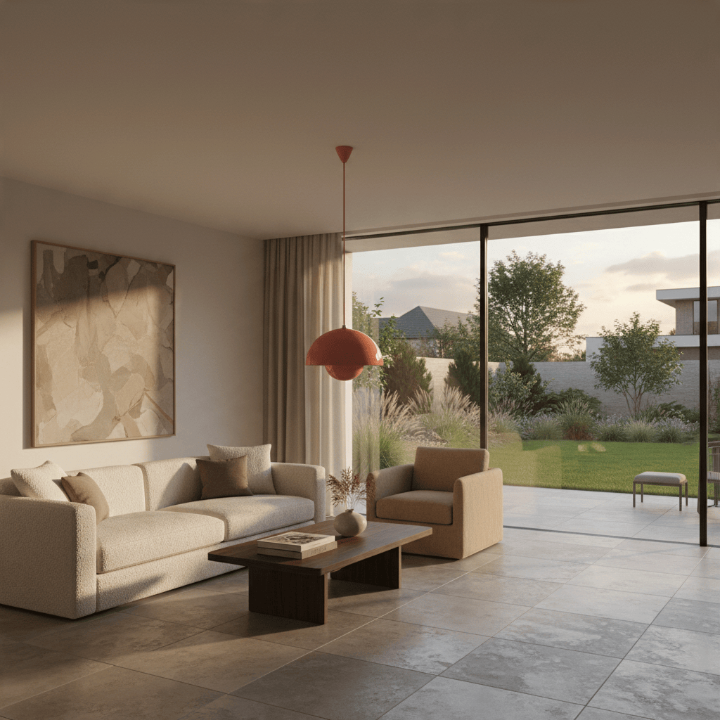 Elvora Pendant Light | Glossy Mirror Dome Space Age Design