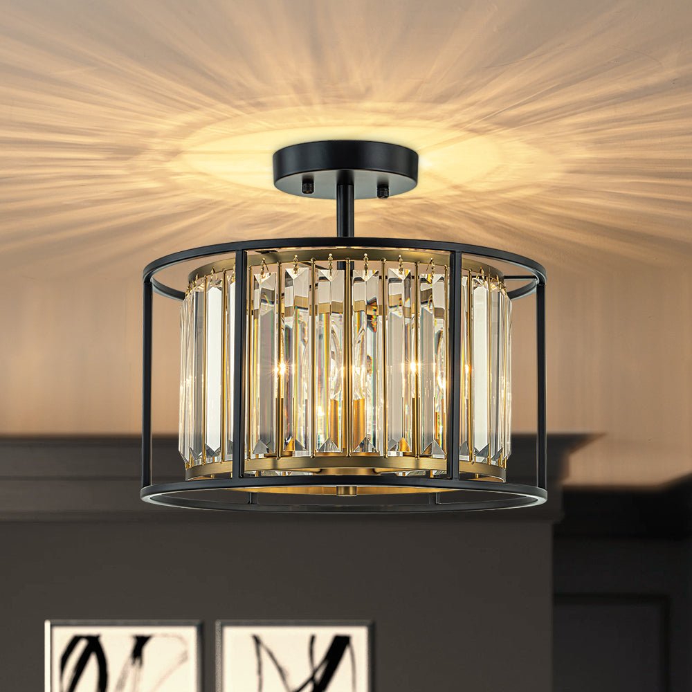 Ceiling Light | Vintage Crystal Hallway Lamp