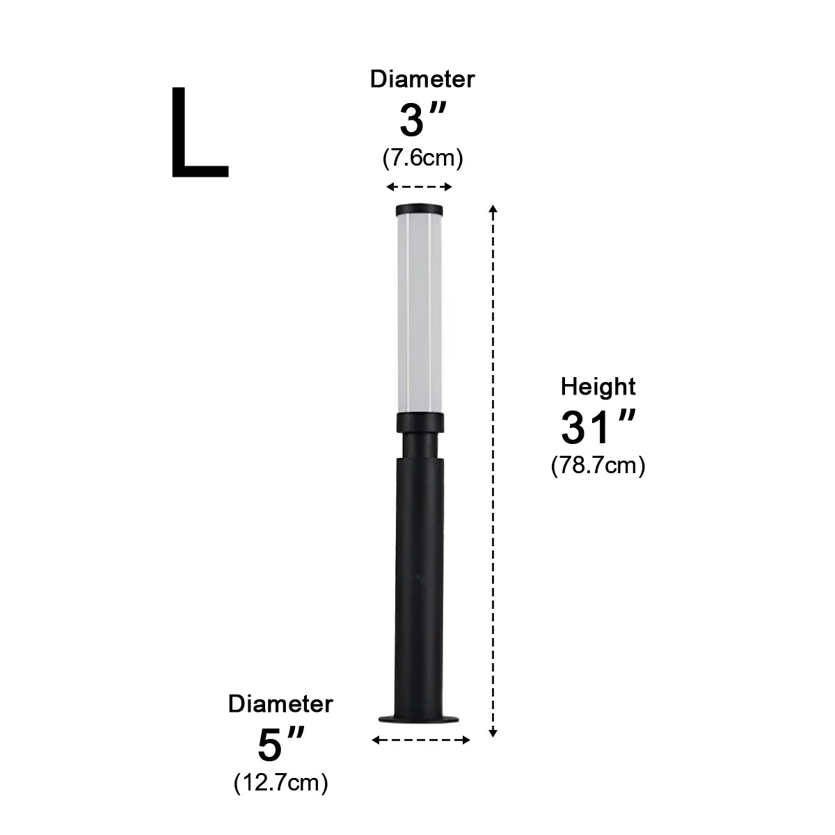 Pillar Light | Cylinder Garden Post Design