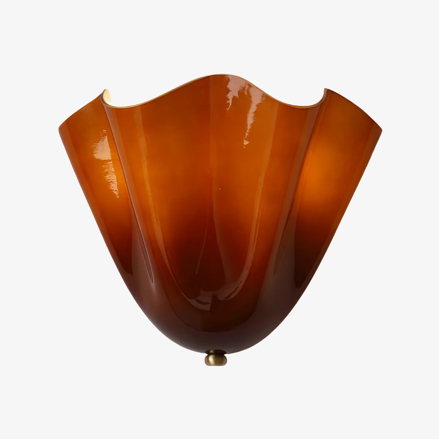 Wall Light | Sculptural Glass Uplighter Design