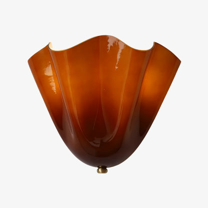 Wall Light | Sculptural Glass Uplighter Design