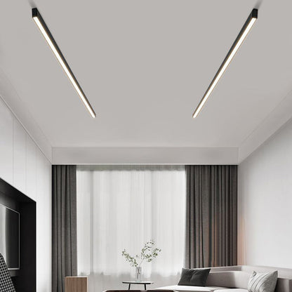 Ceiling Light | Linear Black LED Design