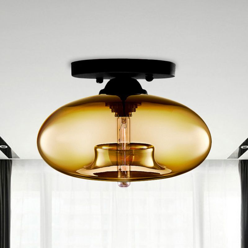 Ceiling Light | Art Deco Glass Globe Design