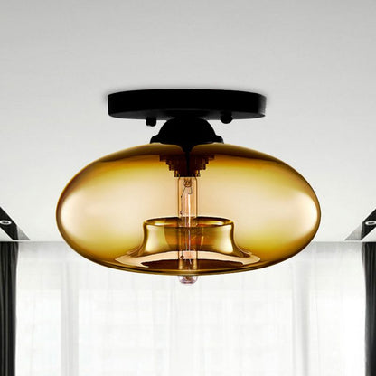 Ceiling Light | Art Deco Glass Globe Design