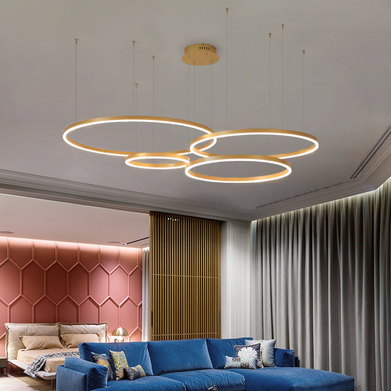 Pendant Light | LED Ring Multi Circle Design