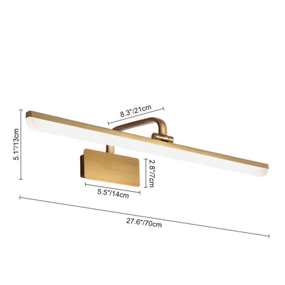 Wall Light | Gold Linear Mirror Light