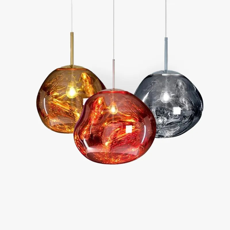 Pendant Light | Molten Glass Lava Design