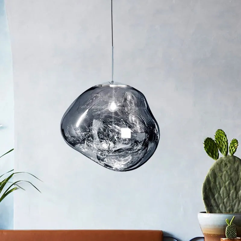Pendant Light | Molten Glass Lava Design