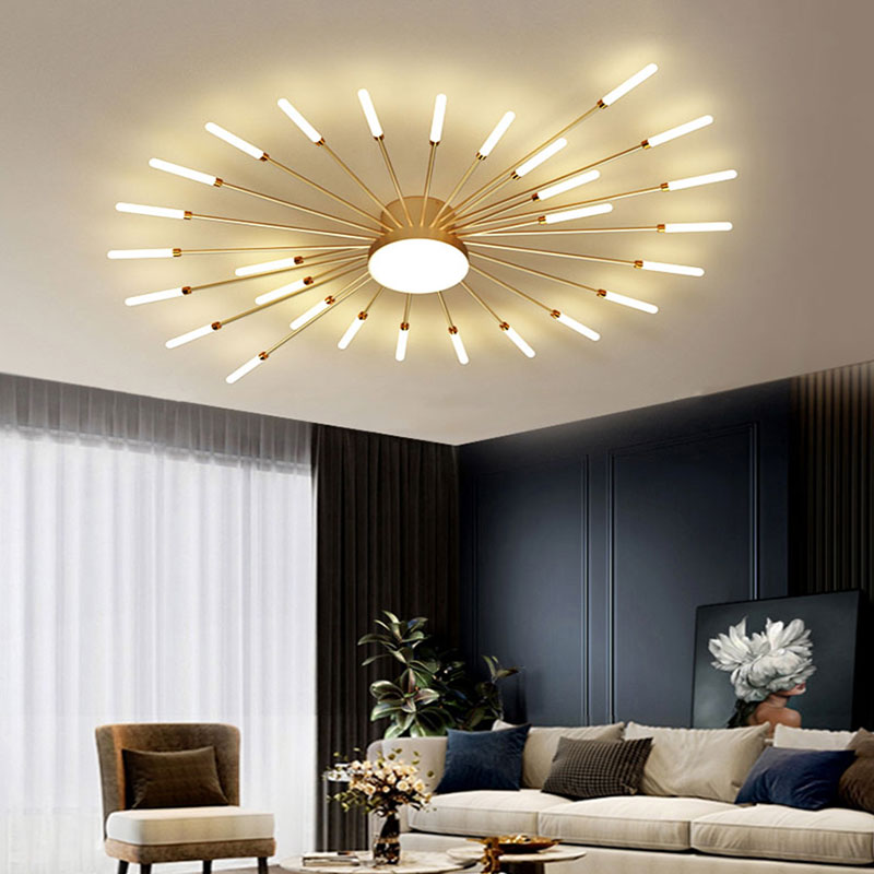 Ceiling Light | Sunburst Firework Design