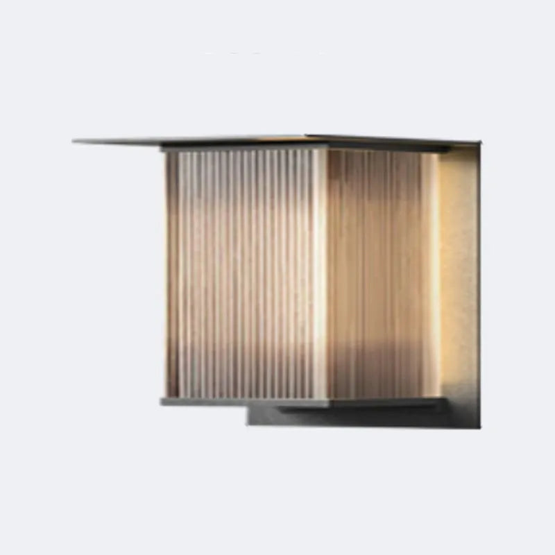 Wall Light | Vertical Ribbed Outdoor Design