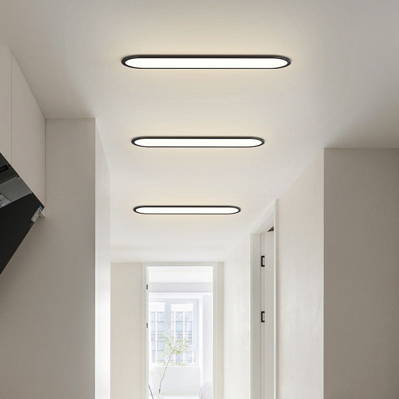 Ceiling Light | Oval LED Flush Mount