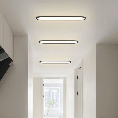 Ceiling Light | Oval LED Flush Mount