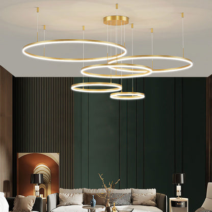 Pendant Light | LED Ring Multi Circle Design