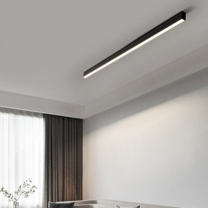 Ceiling Light | Linear Black LED Design