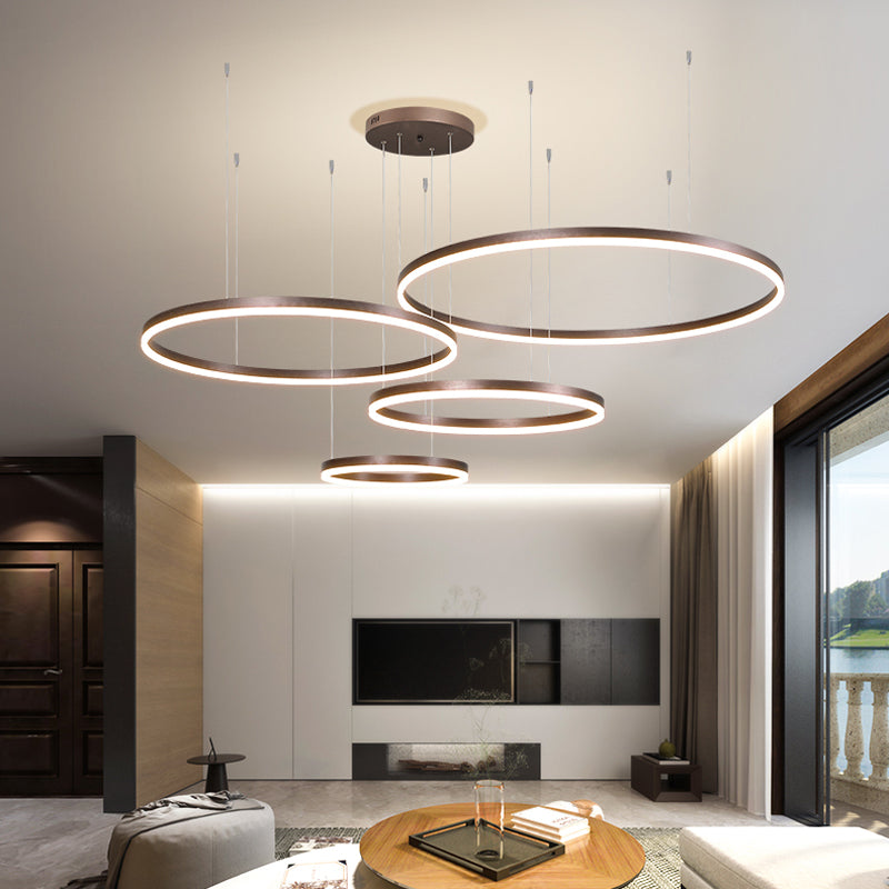 Pendant Light | LED Ring Multi Circle Design