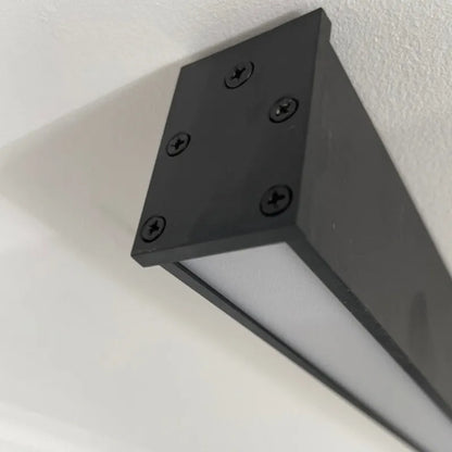 Ceiling Light | Linear Black LED Design