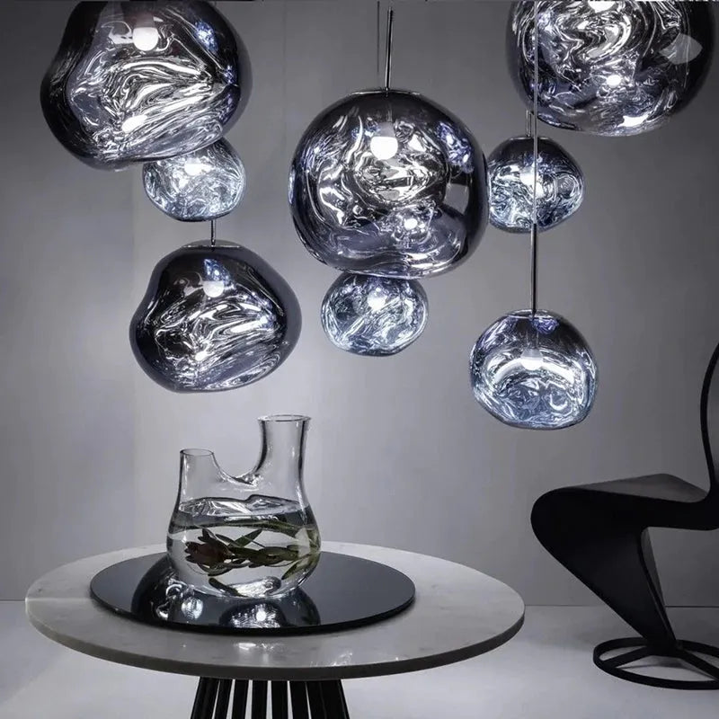 Pendant Light | Molten Glass Lava Design