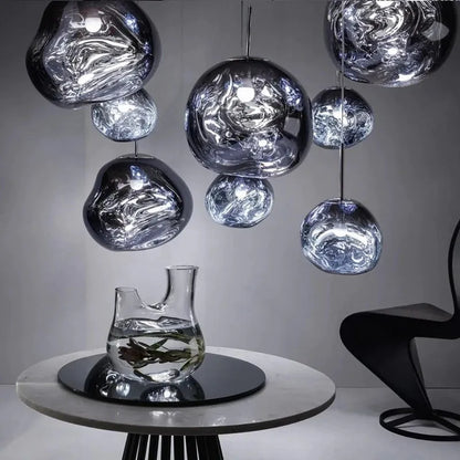 Pendant Light | Molten Glass Lava Design