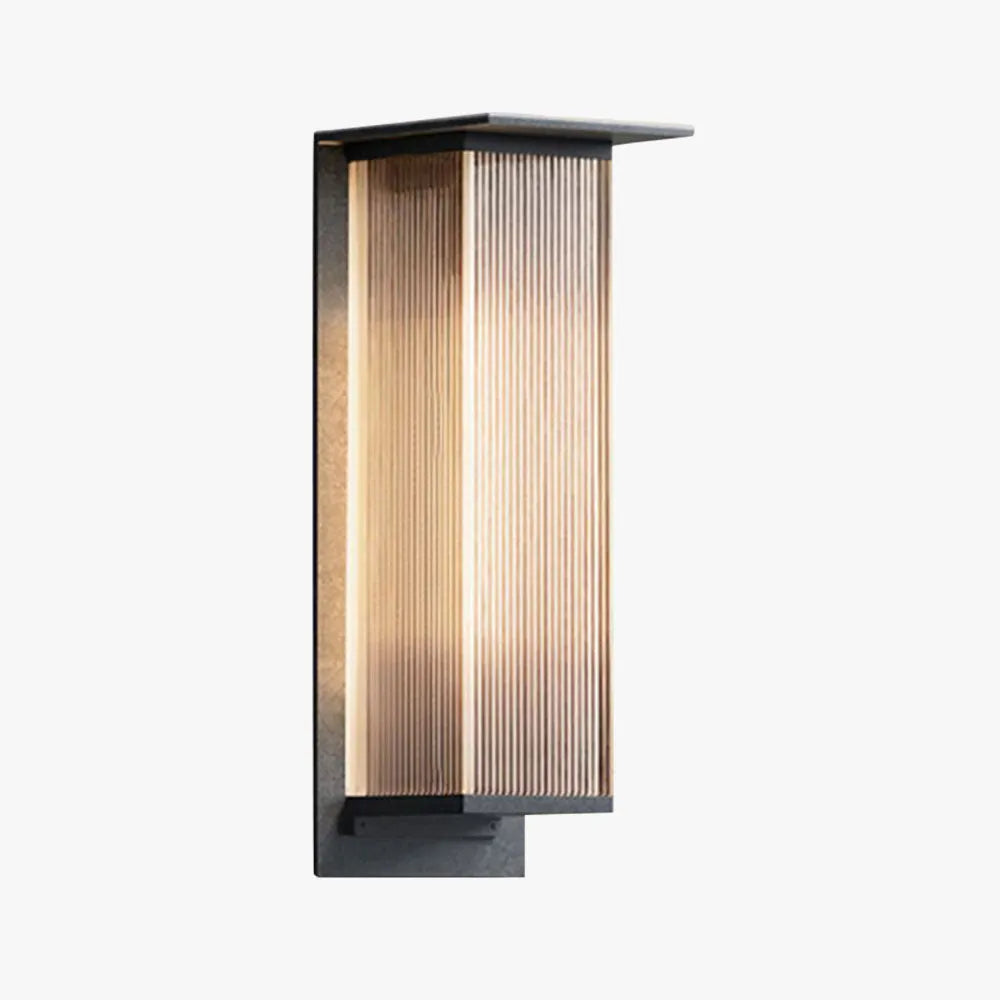 Wall Light | Vertical Ribbed Outdoor Design