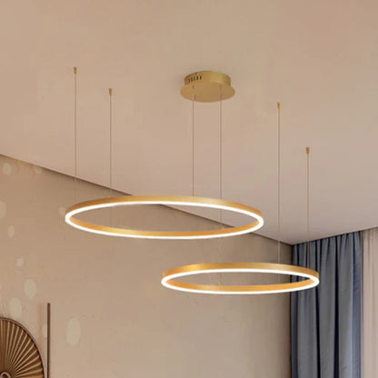 Pendant Light | LED Ring Multi Circle Design