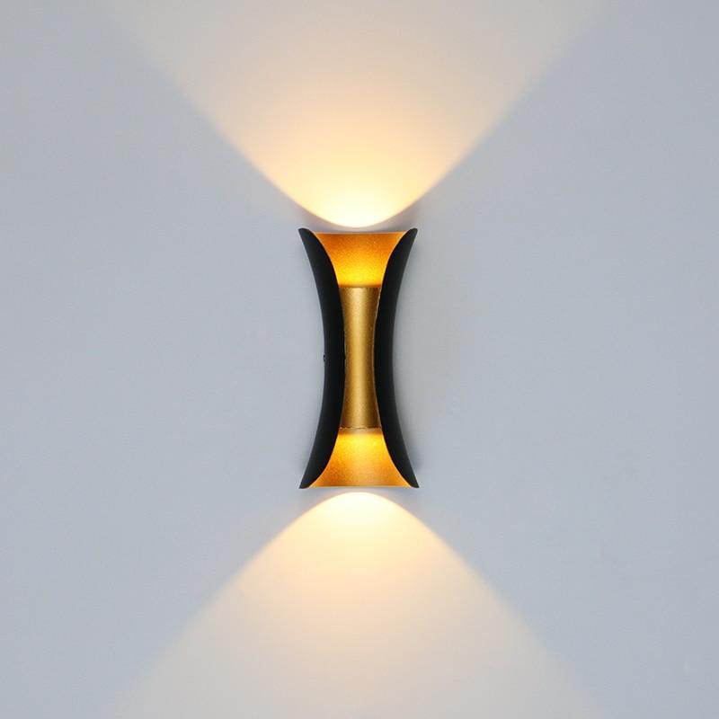 Wall Light | Curved Up Down Outdoor Design