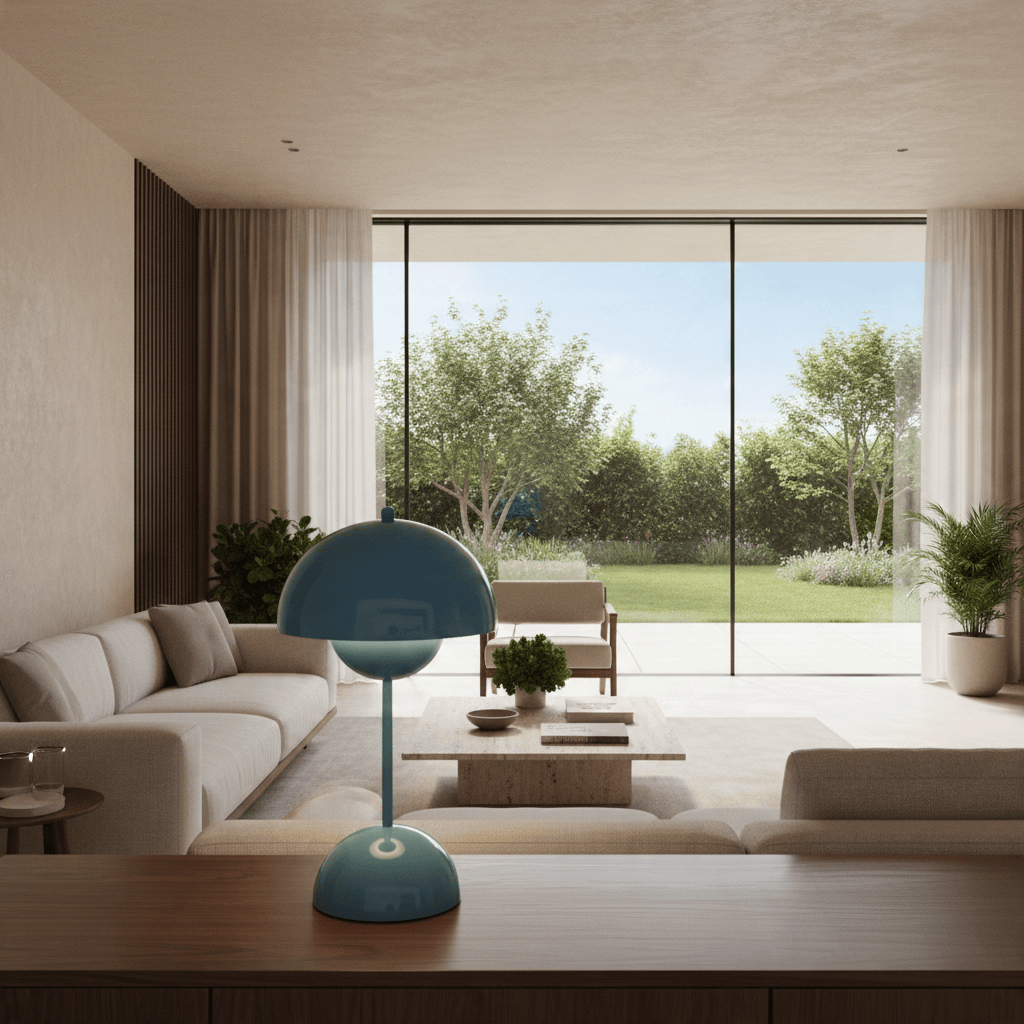 Elvora Table Light | Cordless Mushroom Touch Design