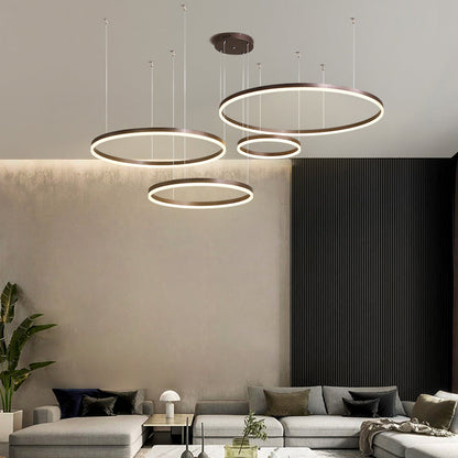 Pendant Light | LED Ring Multi Circle Design