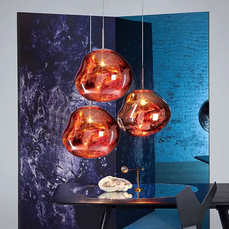 Pendant Light | Molten Glass Lava Design
