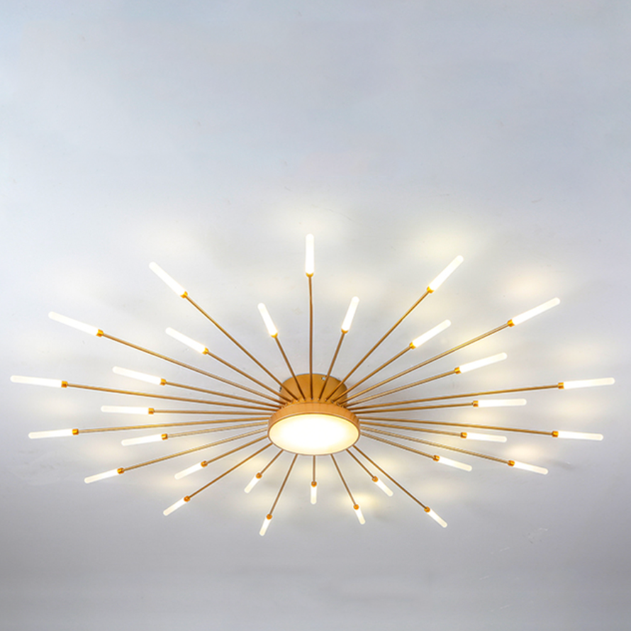 Ceiling Light | Sunburst Firework Design
