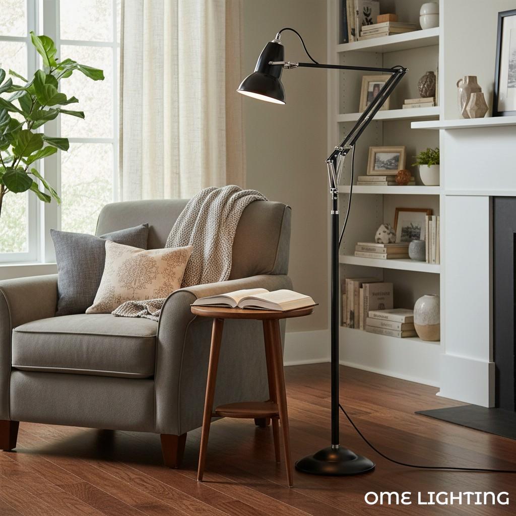 Floor Light | Industrial Spring Balance Design