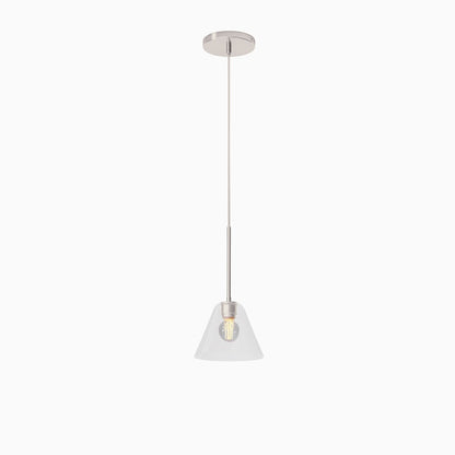 Pendant Light | Milk Glass Cone Design