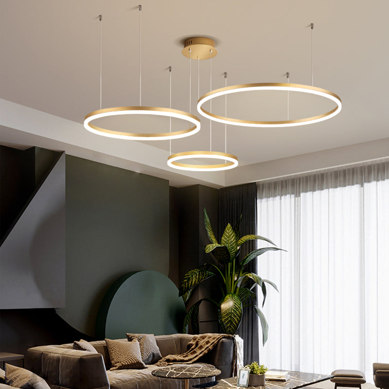 Pendant Light | LED Ring Multi Circle Design