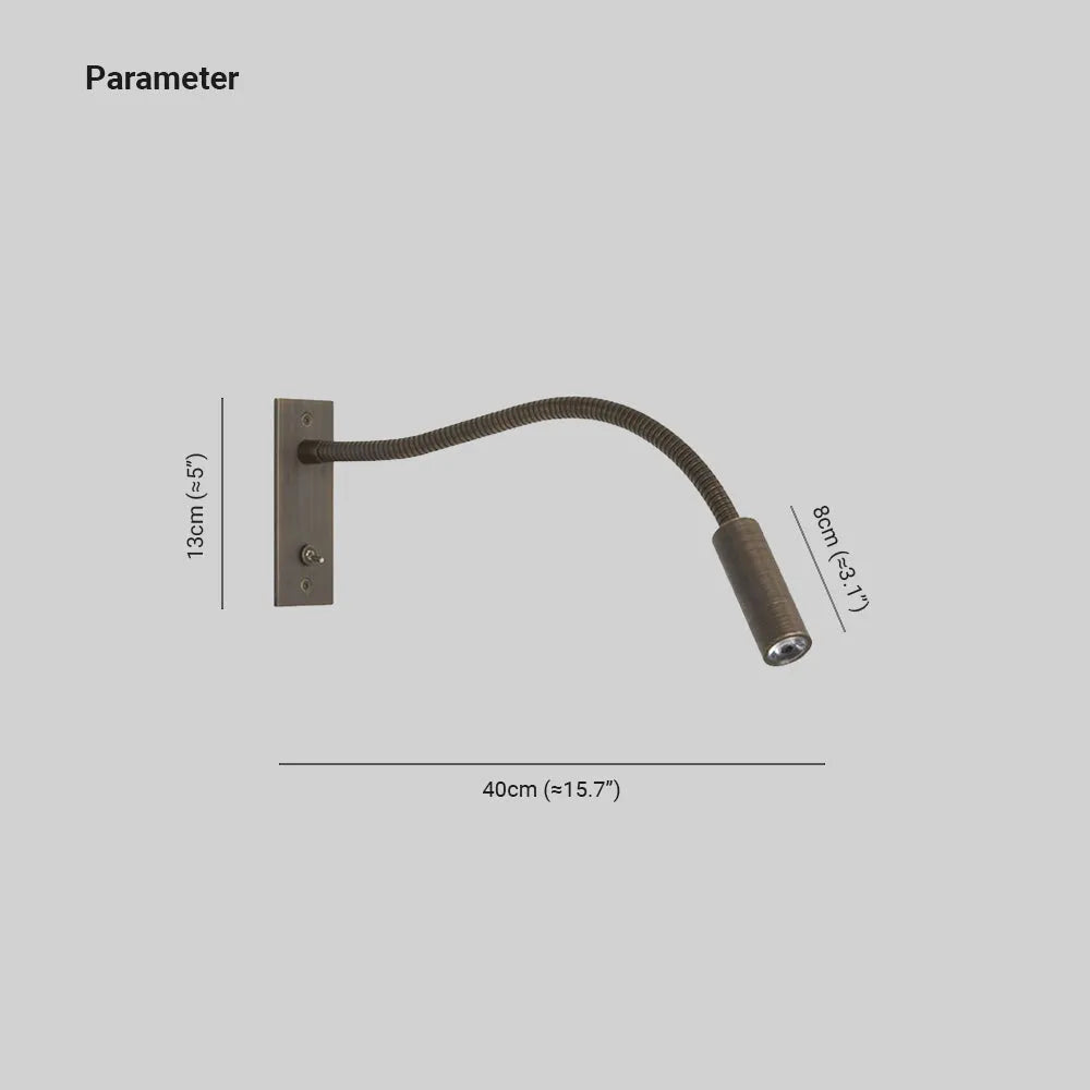Wall Light | Flexible Gooseneck Reading Lamp