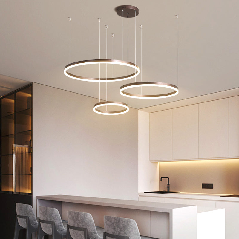 Pendant Light | LED Ring Multi Circle Design