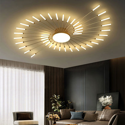 Ceiling Light | Sunburst Firework Design
