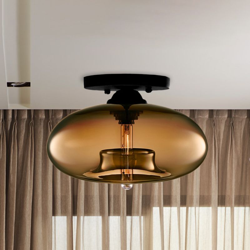 Ceiling Light | Art Deco Glass Globe Design