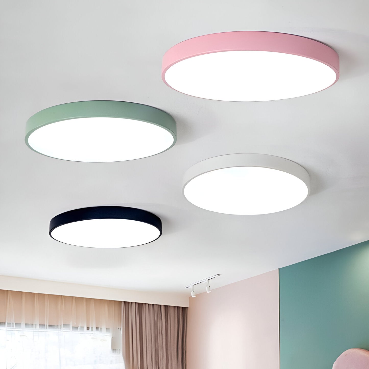 Ceiling Light | Minimalist Round Flush Mount