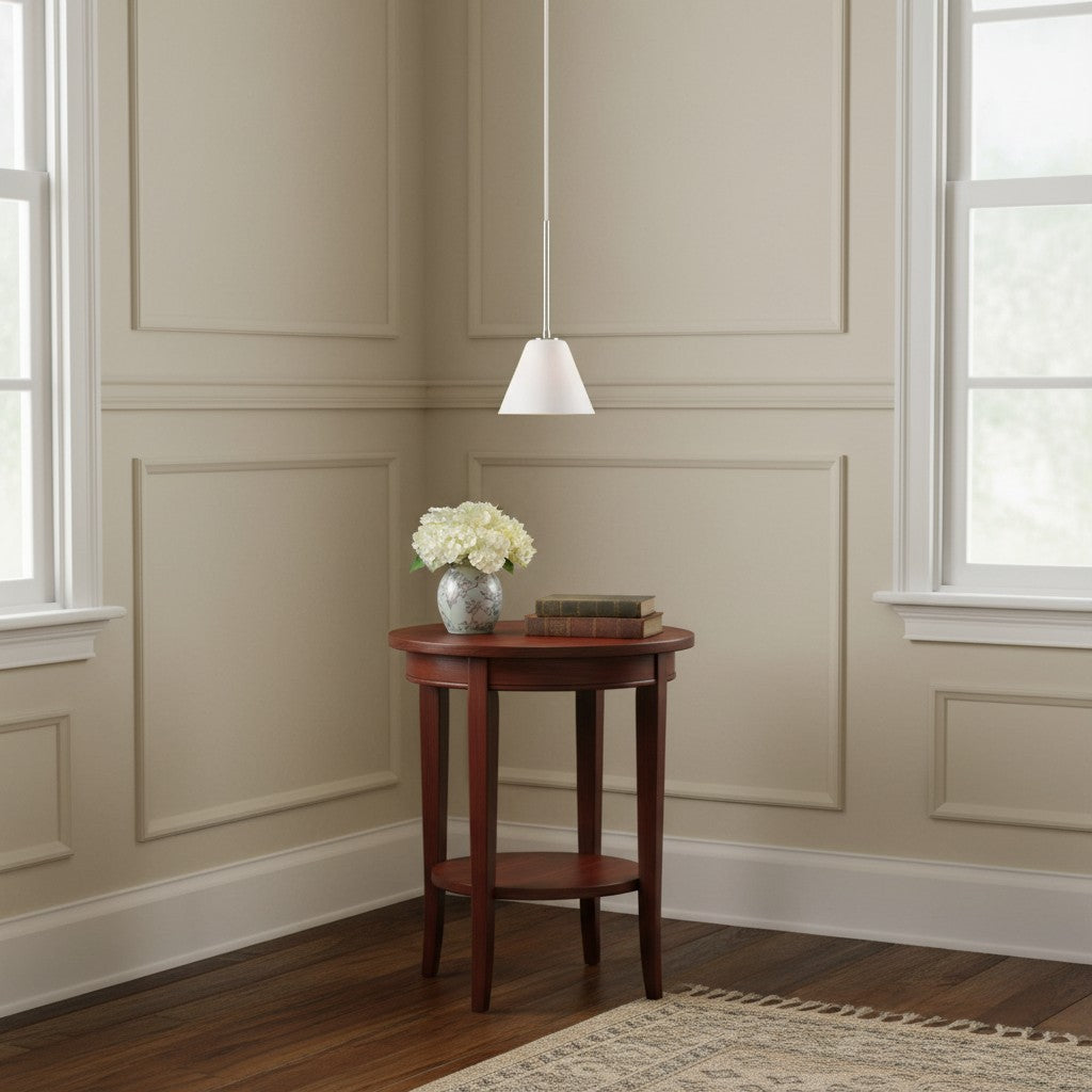 Pendant Light | Milk Glass Cone Design