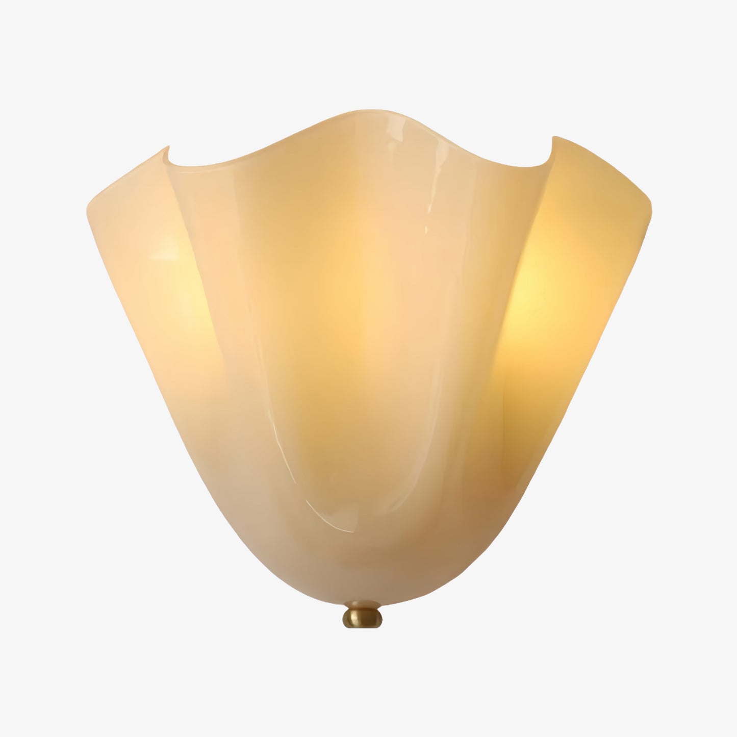 Wall Light | Sculptural Glass Uplighter Design