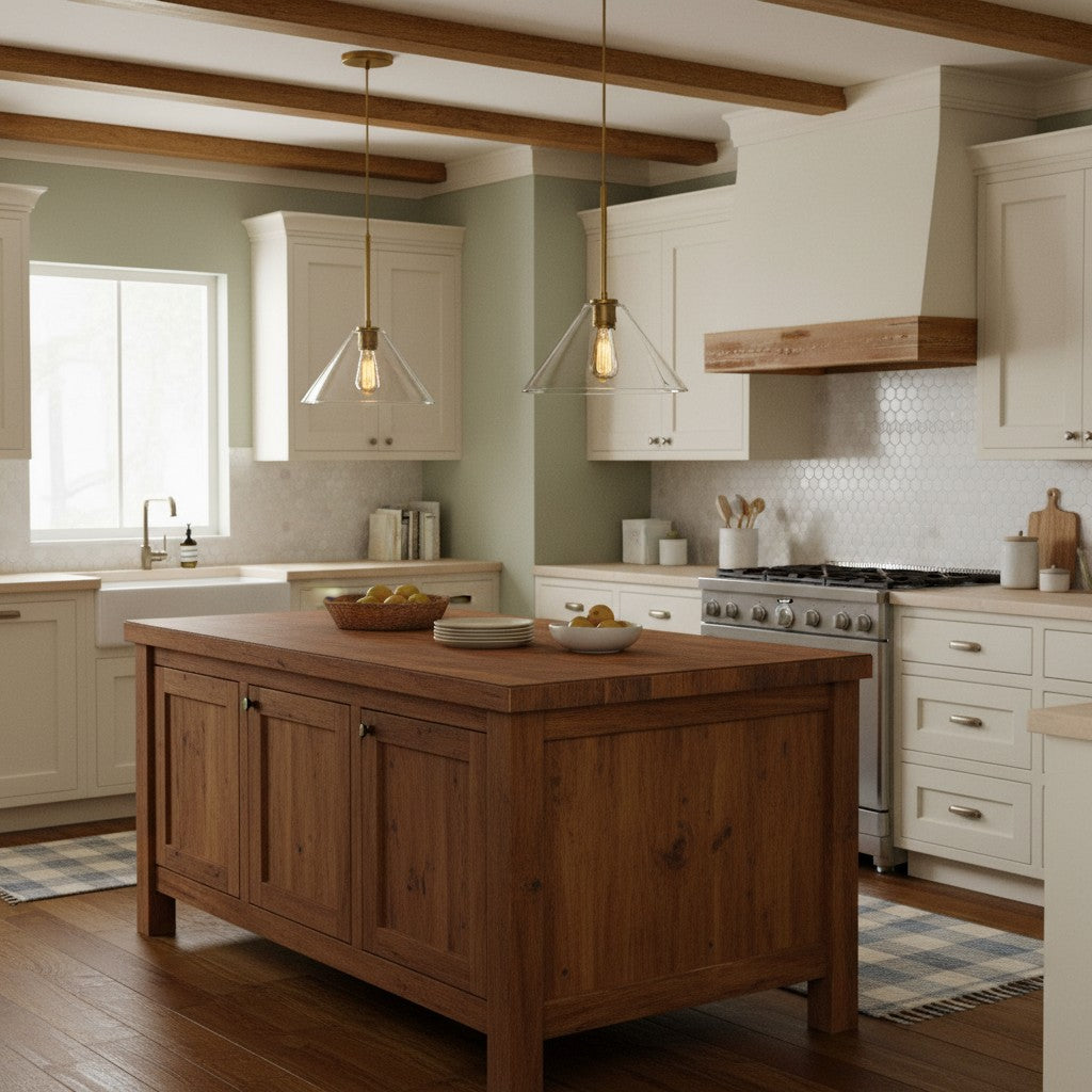 Pendant Light | Milk Glass Cone Design