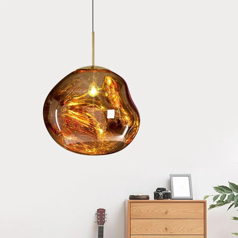 Pendant Light | Molten Glass Lava Design