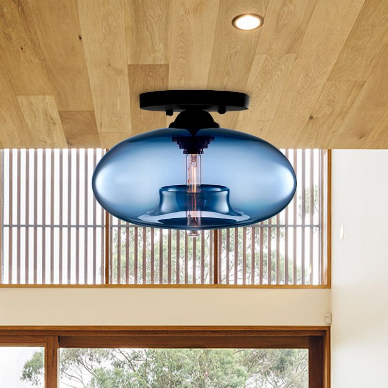 Ceiling Light | Art Deco Glass Globe Design