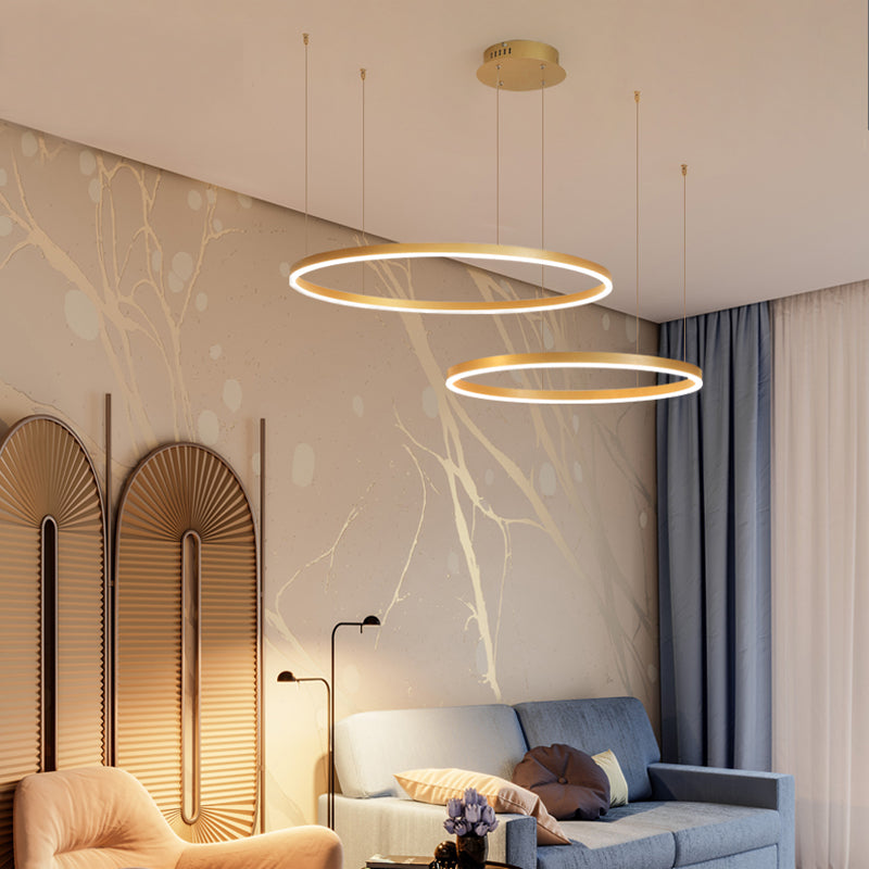 Pendant Light | LED Ring Multi Circle Design