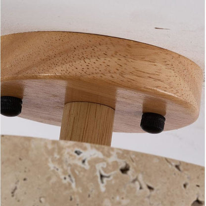 Ceiling Light | Natural Stone Round Design
