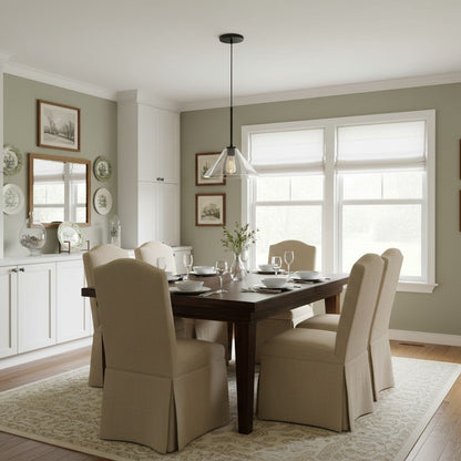 Pendant Light | Milk Glass Cone Design