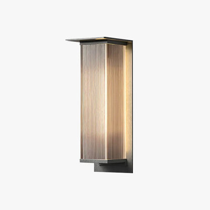 Wall Light | Vertical Ribbed Outdoor Design